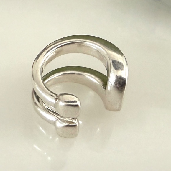 GUCCI 773042 Silver AG925 Earring Ear Cuffs - Picture 4 of 7